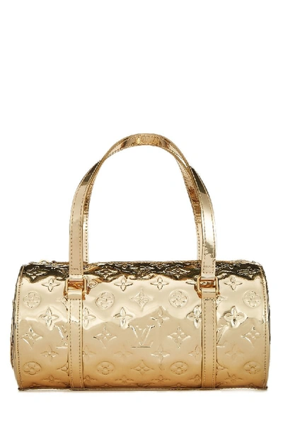 Louis Vuitton Limited Edition Gold Monogram Miroir Papillon 26
