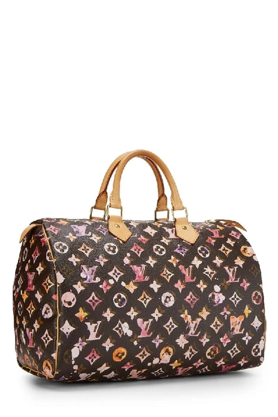 Louis Vuitton Monogram Water Color Speedy Hand Bag