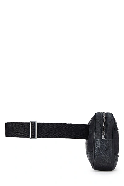 Pre-owned Gucci Black Original Gg Nylon Belt Bag