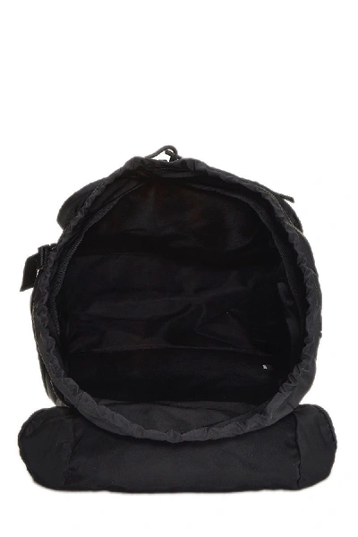 Shop Prada Black Tessuto Backpack Large
