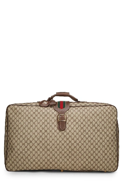 Pre-owned Gucci Original Gg Supreme Canvas Suitcase Large