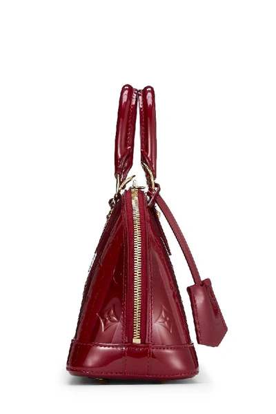 Alma bb cloth handbag Louis Vuitton Pink in Cloth - 25302576