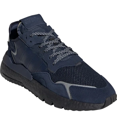 Shop Adidas Originals Nite Jogger Sneaker In Collegiate Navy/ Core Black