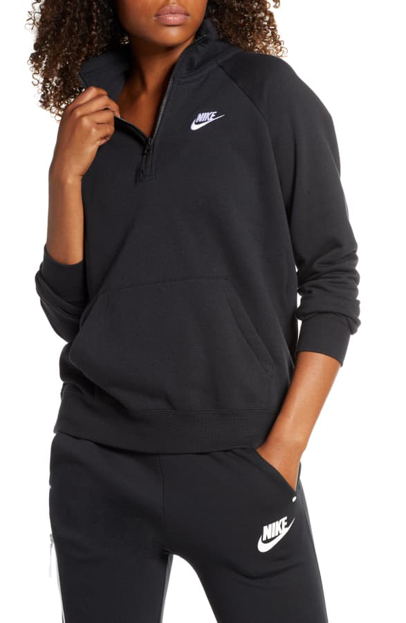 nike quarter zip fleece