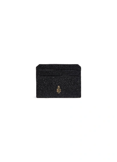 Shop Mark Cross Leather Card Case In Black