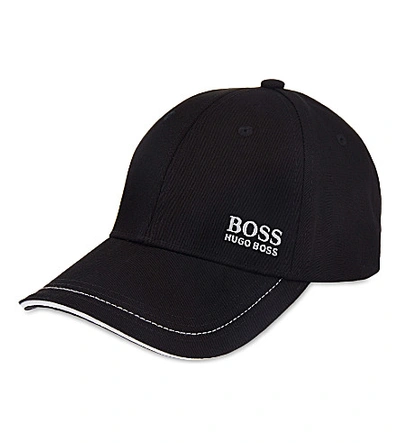 Shop Hugo Boss Cap 1 Logo Baseball Cap In Black