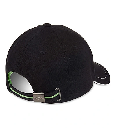 Shop Hugo Boss Cap 1 Logo Baseball Cap In Black