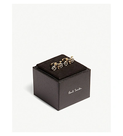 Shop Paul Smith Bicycle Cufflinks In Silver