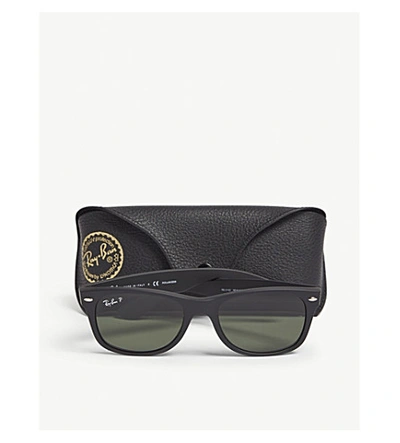 Shop Ray Ban Ray-ban Women's Black Rb2132 New Wayfarer Sunglasses