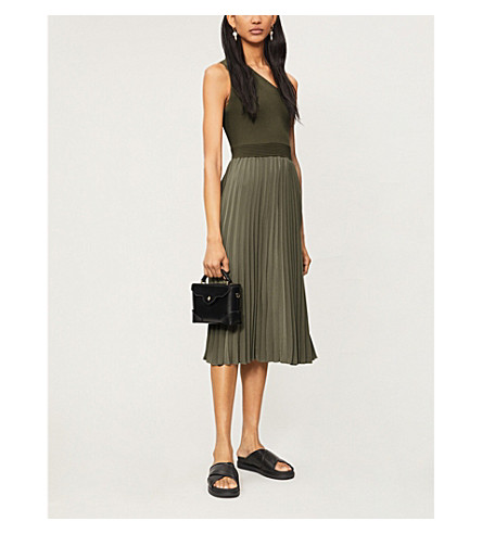 ted baker miriom pleated midi dress