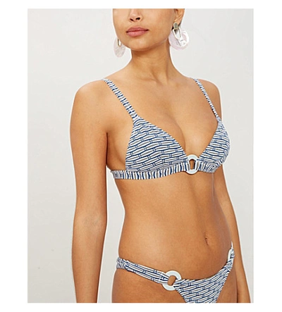 Shop Tigerlily Alae Sarah Triangle Bikini Top In Multi