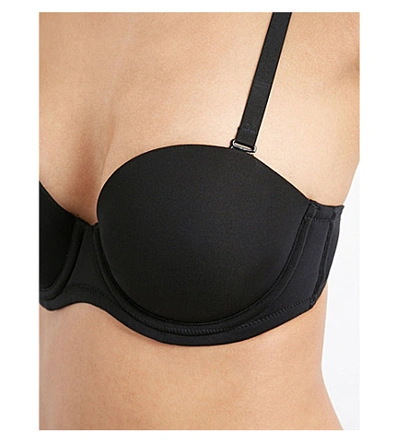 Shop Wacoal Women's Black Red Carpet Jersey Underwired Strapless Bra