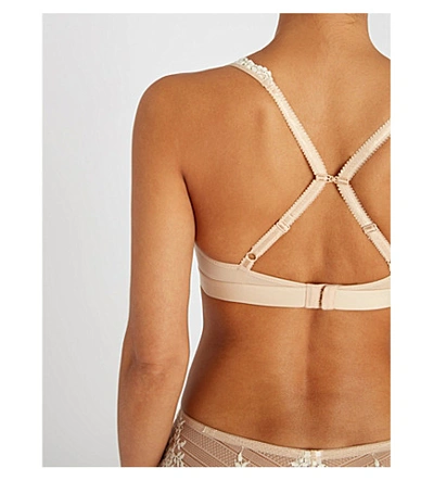 Wacoal Embrace Lace Stretch-lace Soft-cup Bra In Nude (nude)