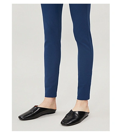 Shop Joseph High-rise Stretch-gabardine Leggings In Pebble