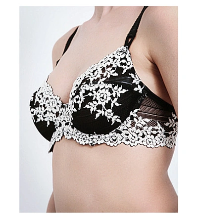 Shop Wacoal Women's Black Embrace Lace Stretch-lace Underwired Bra