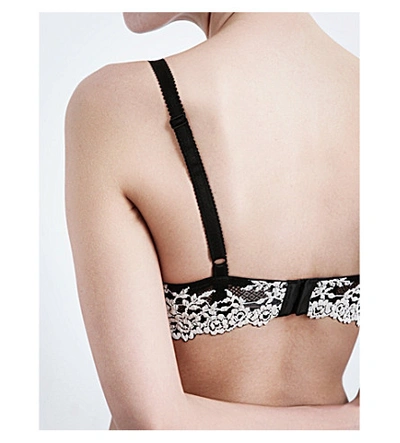 Wacoal Womens Black Embrace Lace Stretch-lace Underwired Bra In Black