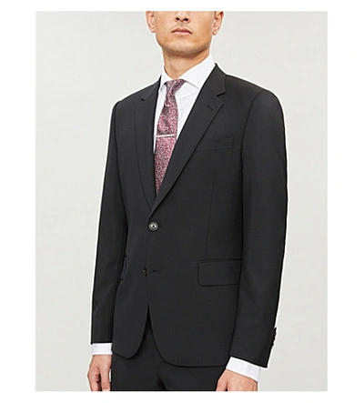 Shop Paul Smith Soho-fit Wool And Mohair-blend Suit In Black