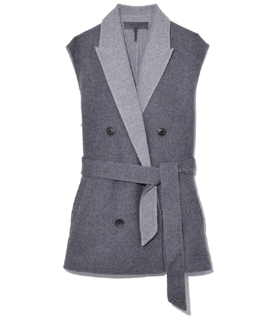 Shop Rag & Bone Pearson Vest In Grey