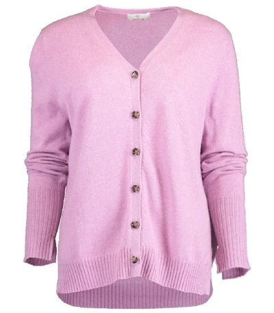 Shop Allude V-neck Cardigan In Lilac