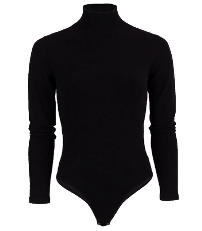 Shop Michael Kors Turtleneck Bodysuit In Black