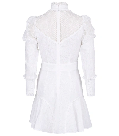 Shop Alexis Madilyn Dress W/sheer Dtl In White