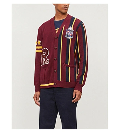 Polo ralph shop lauren varsity cardigan