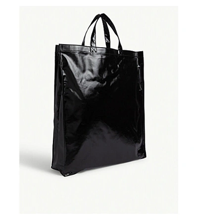 Shop Gucci Cabas Logo Tote Bag In Black
