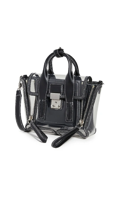 Shop 3.1 Phillip Lim Transparent Pashli Mini Satchel Bag In Black