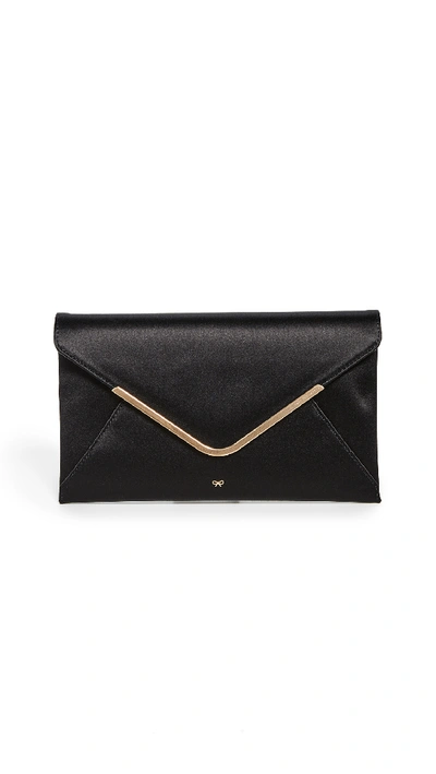 Shop Anya Hindmarch Postbox Clutch In Black