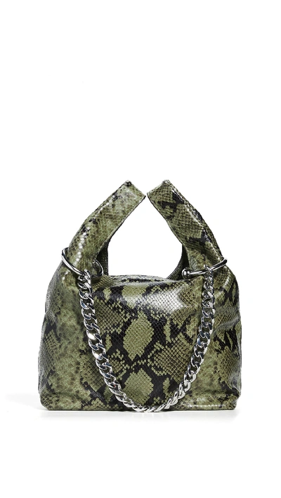Shop Rebecca Minkoff Karlie Chain Shopper Bag In Thyme