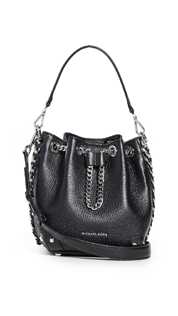 michael michael kors alanis pebble leather bucket bag