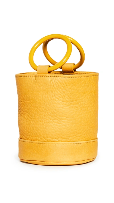 Shop Simon Miller Bonsai 15 Bucket Bag In Sun Yellow