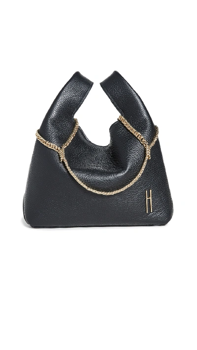 Shop Hayward Chain Bag In Black Pebble