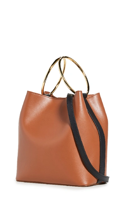 Shop Parisa Wang Hooked Bucket Bag In Brown