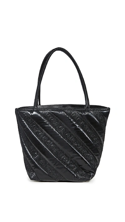 Shop Alexander Wang Roxy Small Soft Tote In Black