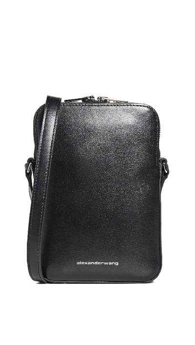 Shop Alexander Wang Scout Rectangular Crossbody Bag In Black