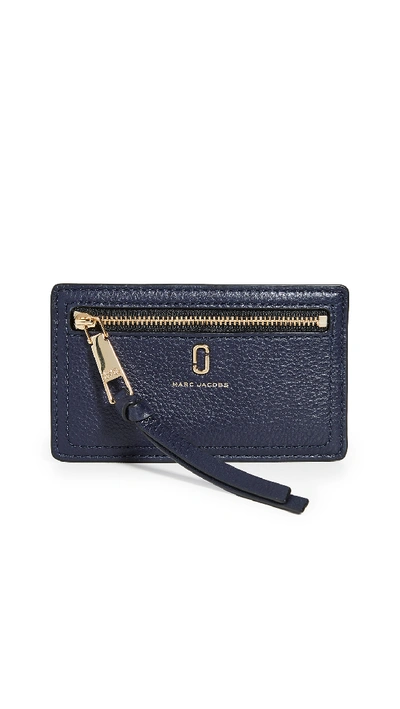 Shop Marc Jacobs Card Holder In Navy