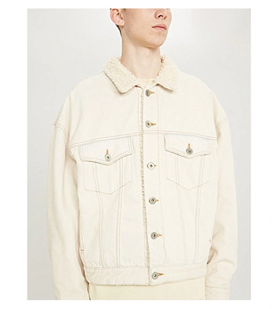 Yeezy sherpa hot sale jean jacket