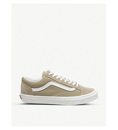 Vans Style 36 Suede And Canvas Trainers In Khaki Blanc De Blanc | ModeSens