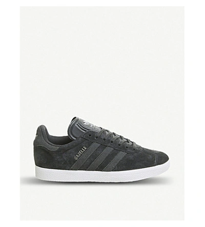 Adidas Originals Gazelle Suede Trainers In Night Grey Carbon | ModeSens