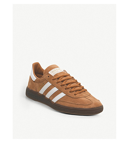 Handball Spezial Low Top Suede Trainers in Copper White Gold Handball Spezial Low Top Suede Trainers in Copper White Gold