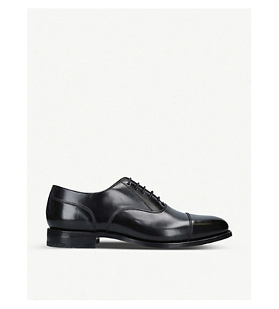 Loake Mens Black 200b Leather Oxford Shoes | ModeSens