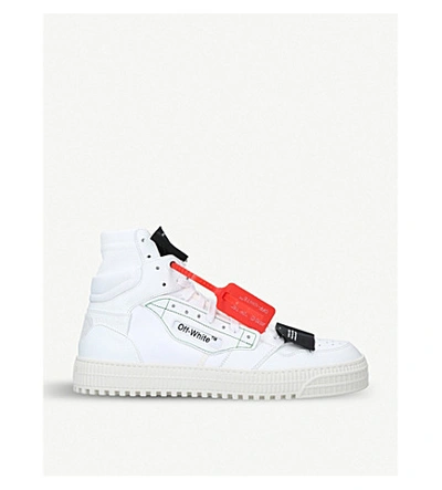Shop Off-white Off-court Leather Trainers In White