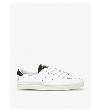 Shop Adidas Originals Lacombe Speziale Leather Trainers In White Core Black