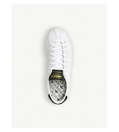 Shop Adidas Originals Lacombe Speziale Leather Trainers In White Core Black