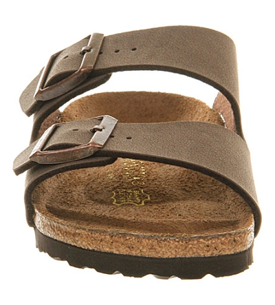 Shop Birkenstock Arizona Faux-leather Sandals, Women's, Size: 7, Mocha
