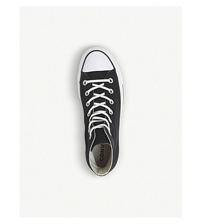 Shop Converse Chuck Taylor All Star Lift High-top Flatform Trainers In Black White