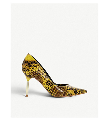 dune yellow heels
