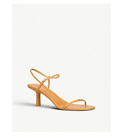 Shop The Row Bare Leather Sandals In Brown