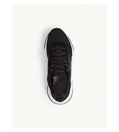 Shop Ted Baker Layered Sole Trainers In Black